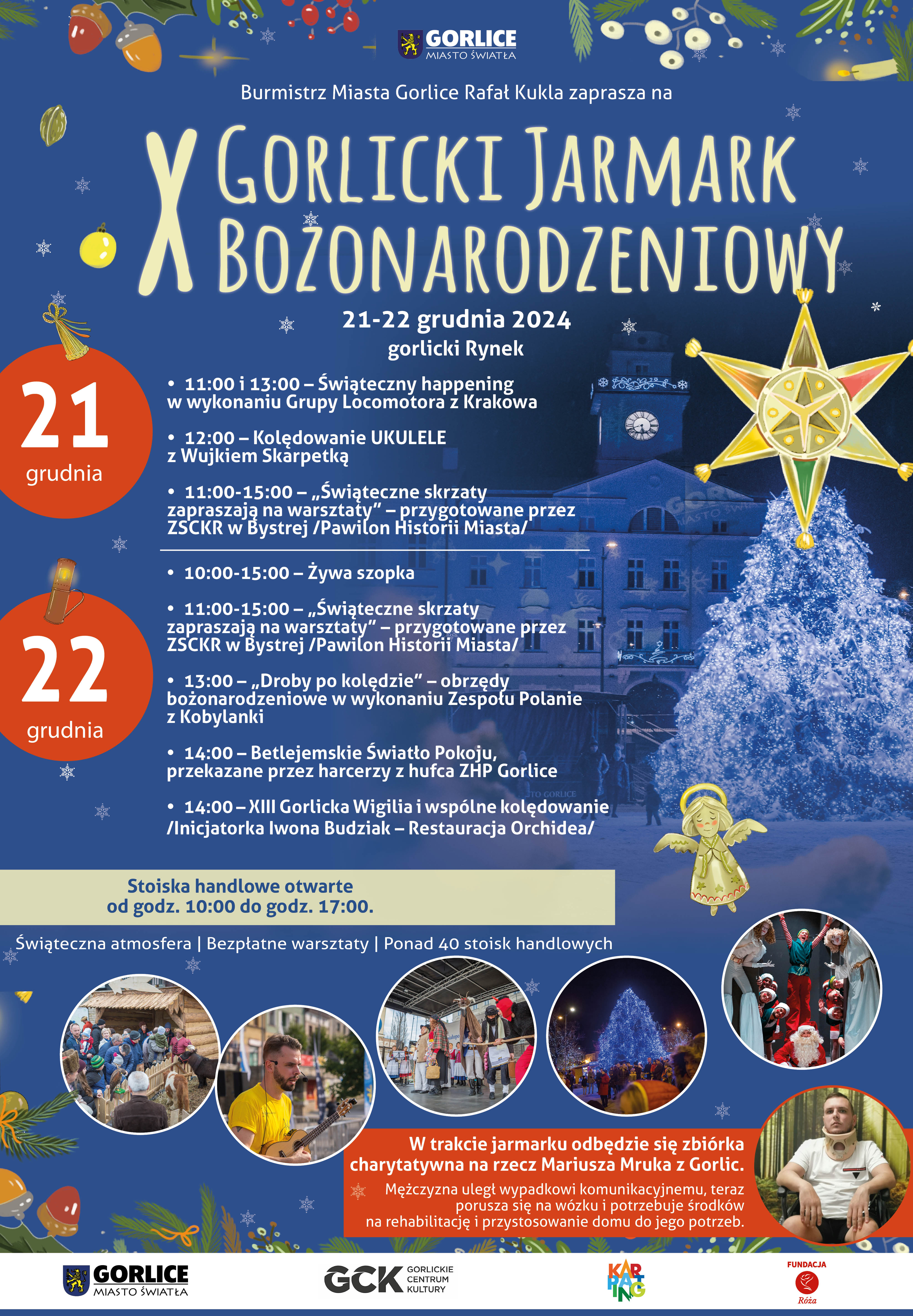 Plakat zapraszający na jarmark.