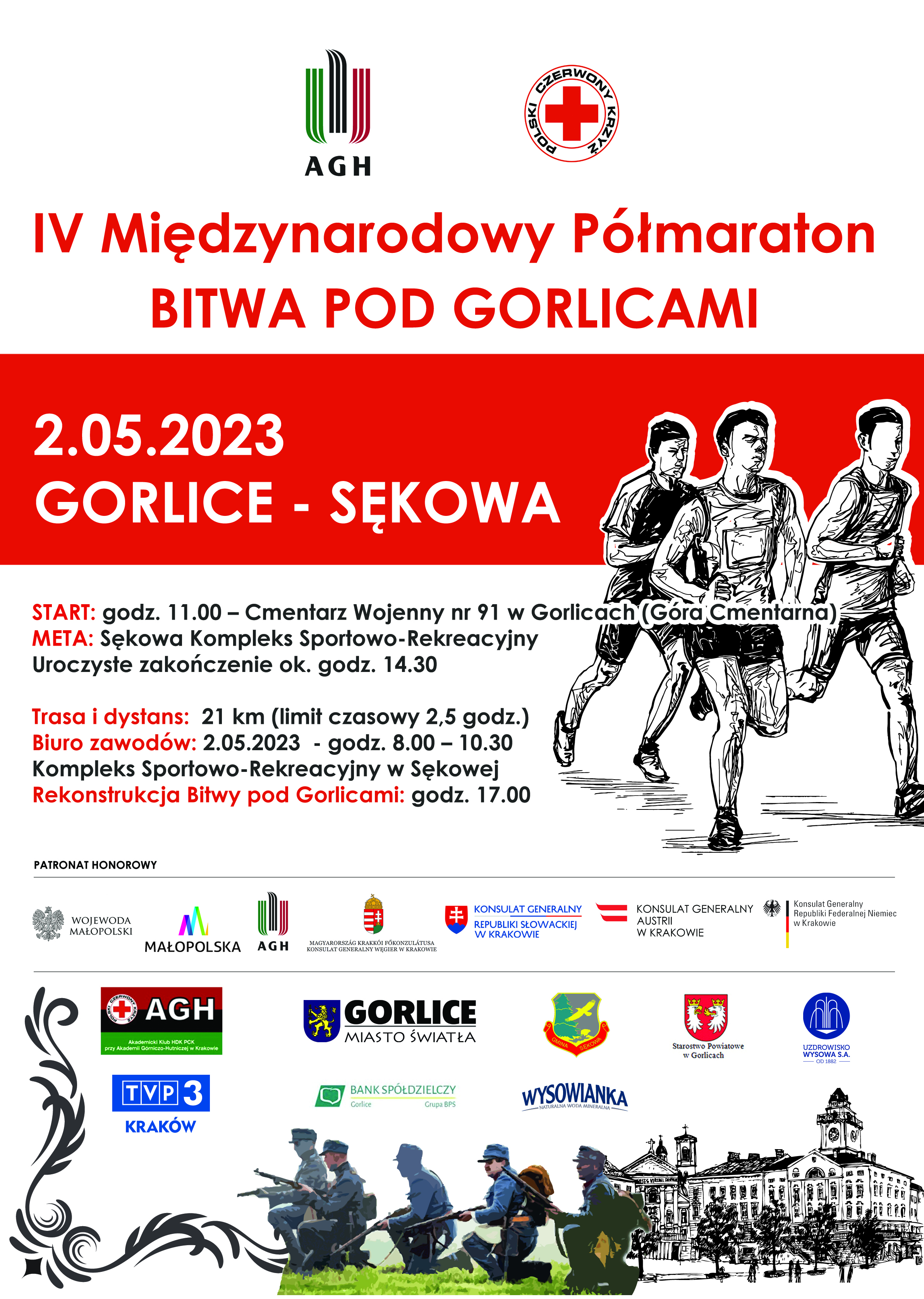 Plakat - PółmaratonBitwa pod Gorlicami