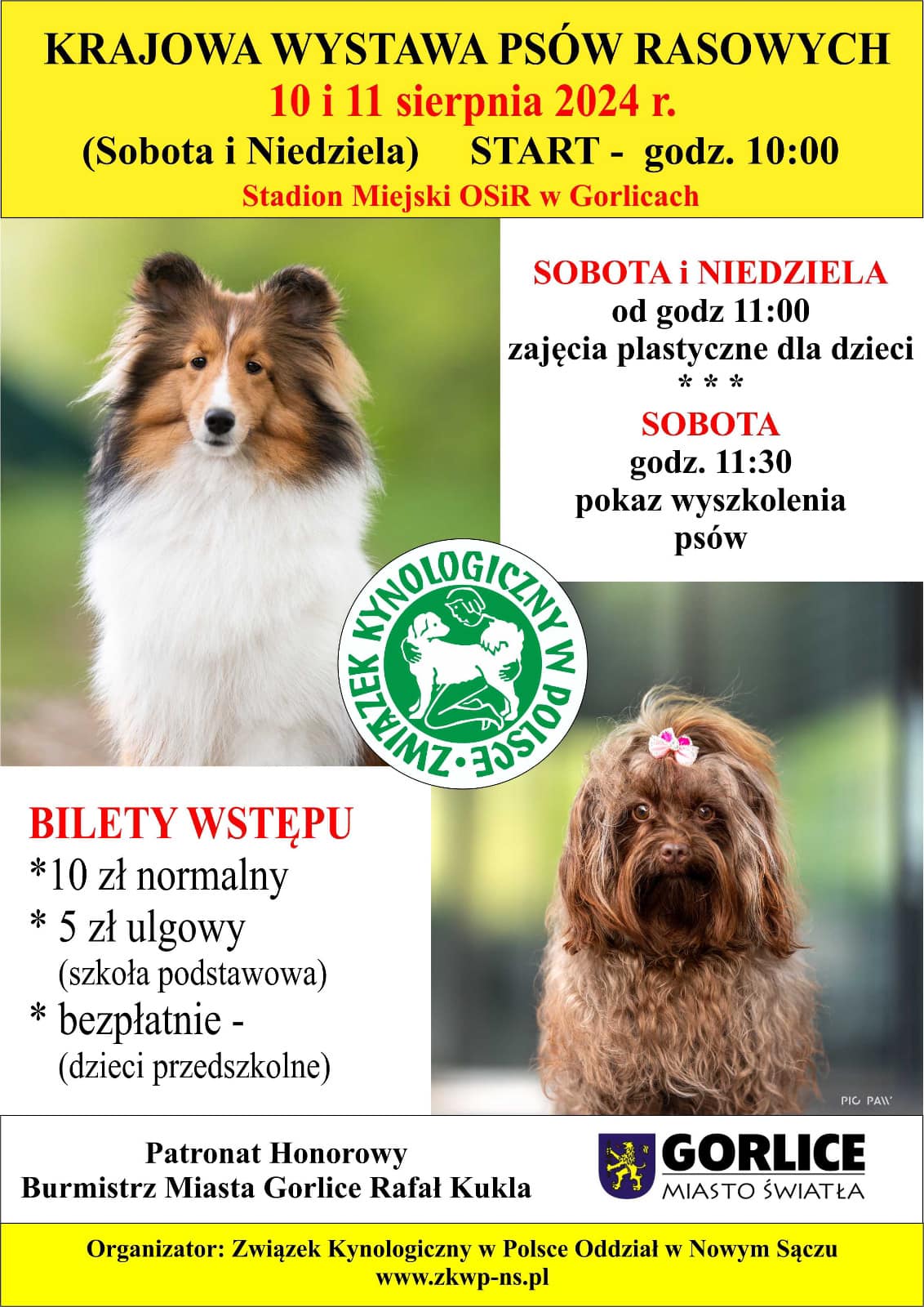 Plakat zapraszający na wystawę.