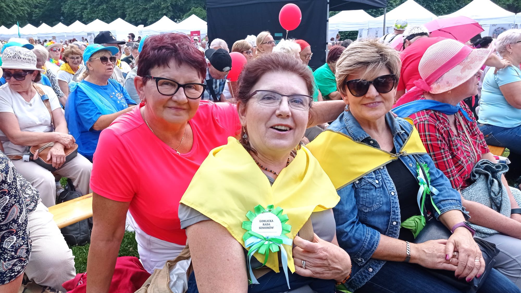 Seniorzy podczas Senioraliów w Krakowie.