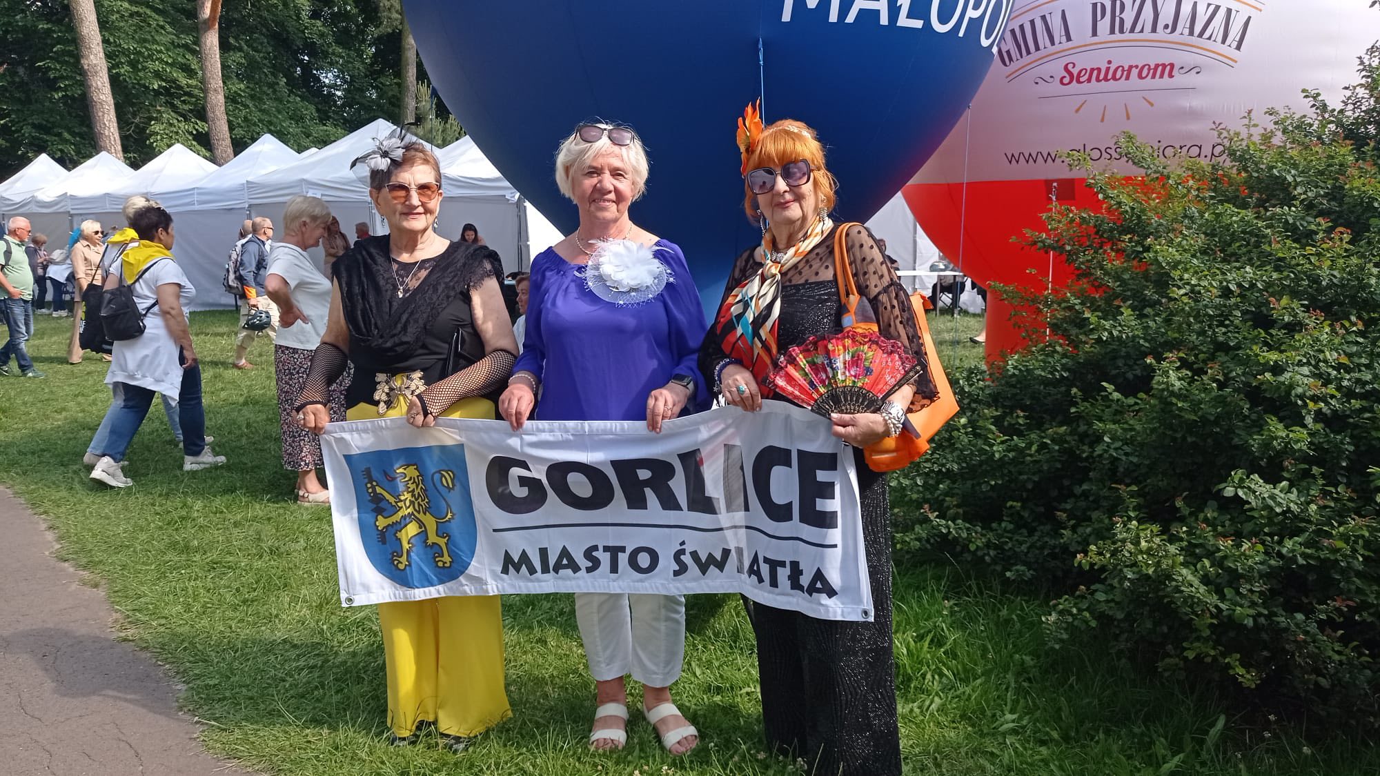 Seniorzy podczas Senioraliów w Krakowie.