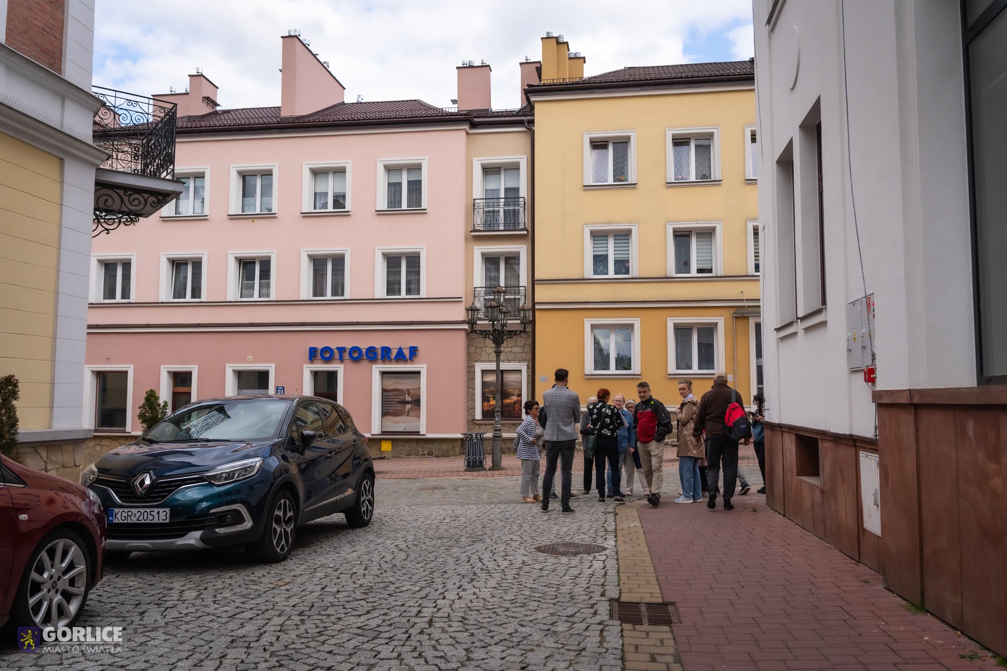 Uczestnicy spaceru.