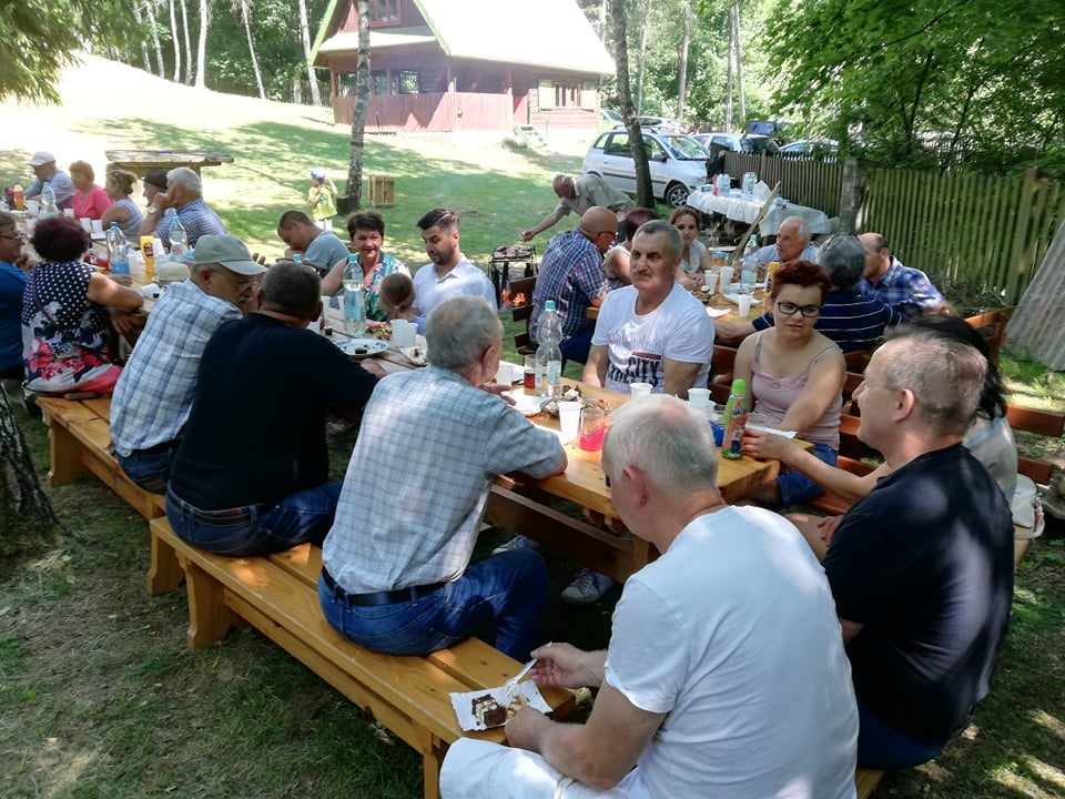 Uczestnicy Integracyjne Spotkanie Rodzin w ramach  Majówki oraz Dnia Dziecka