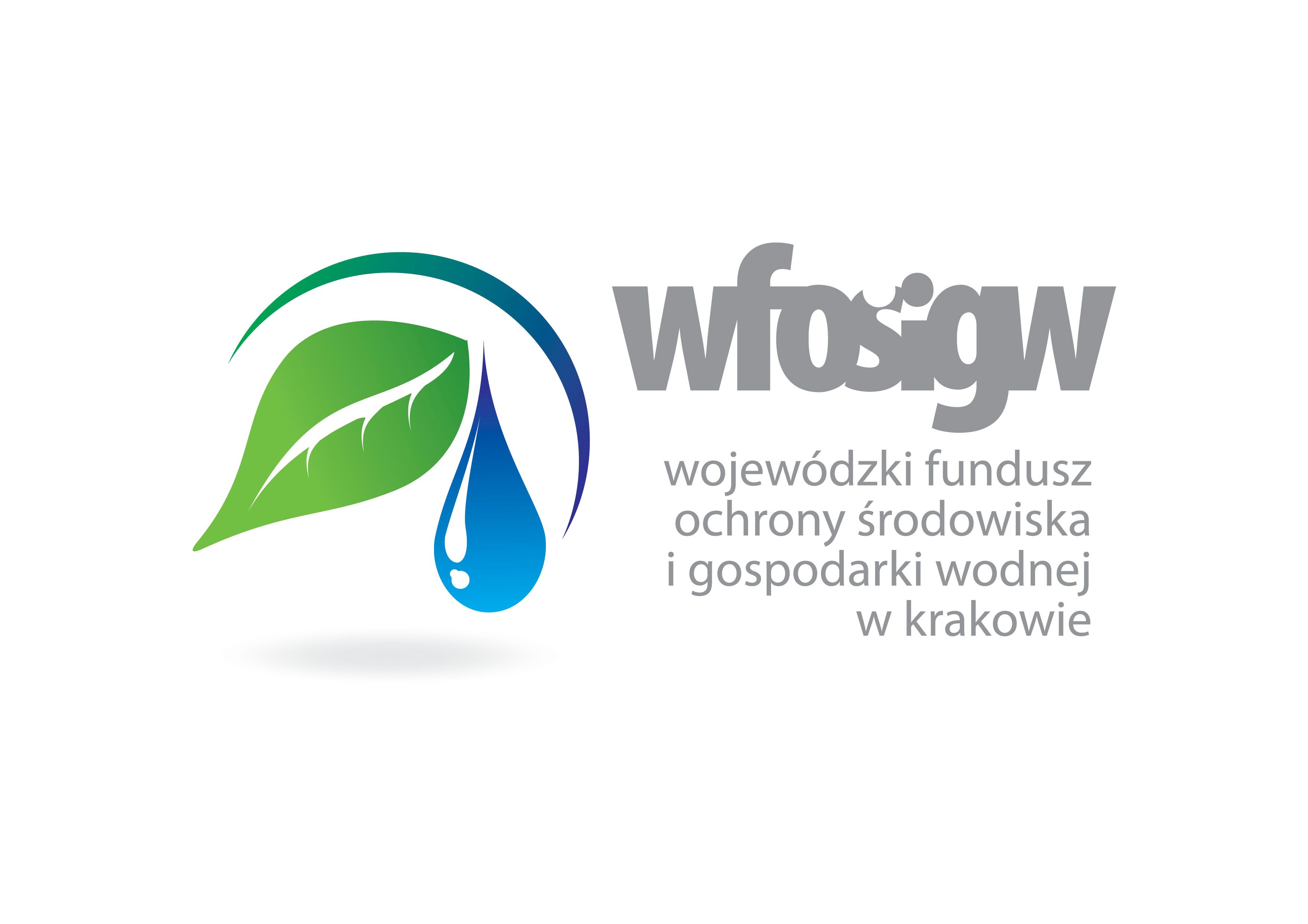 Logotyp wojewódzkiego Funduszu Ochrony Środowiska i Gospodarki Wodnej w Krakowie