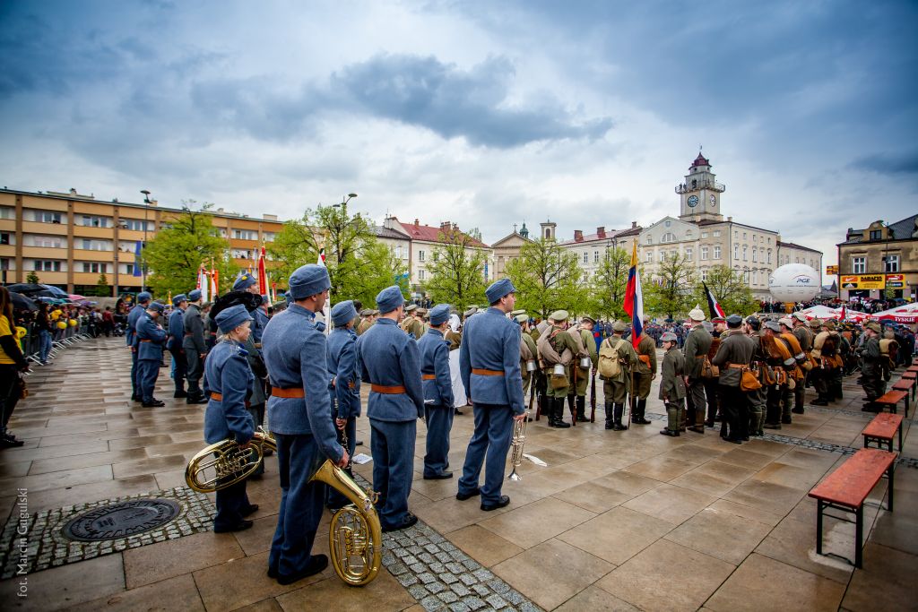 Uroczystości Bitwy pod Gorlicami na Rynku.