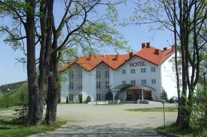 Widok na hotel „Margot”.