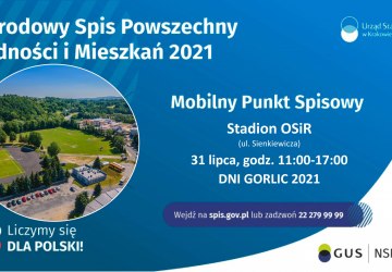 Grafika zapraszająca do Mobilnego Punktu Spisowego.