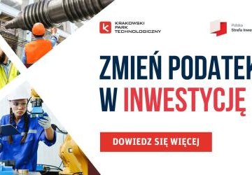 baner z napisem: Zmień podatek w inwestycję