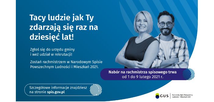 Nabór kandydatów na rachmistrzów spisowych