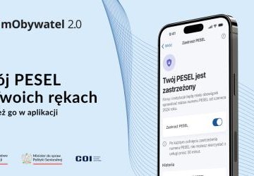 Zastrzeż PESEL i chroń swoje dane w mObywatelu 2.0