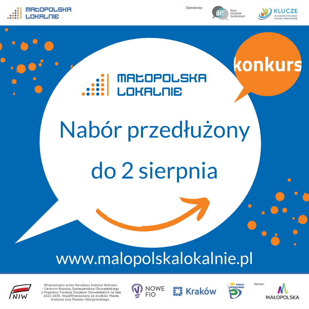 Trwa nabór w programie Małopolska Lokalnie!