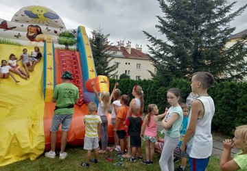 Zabawa plenerowa w Gliniku
