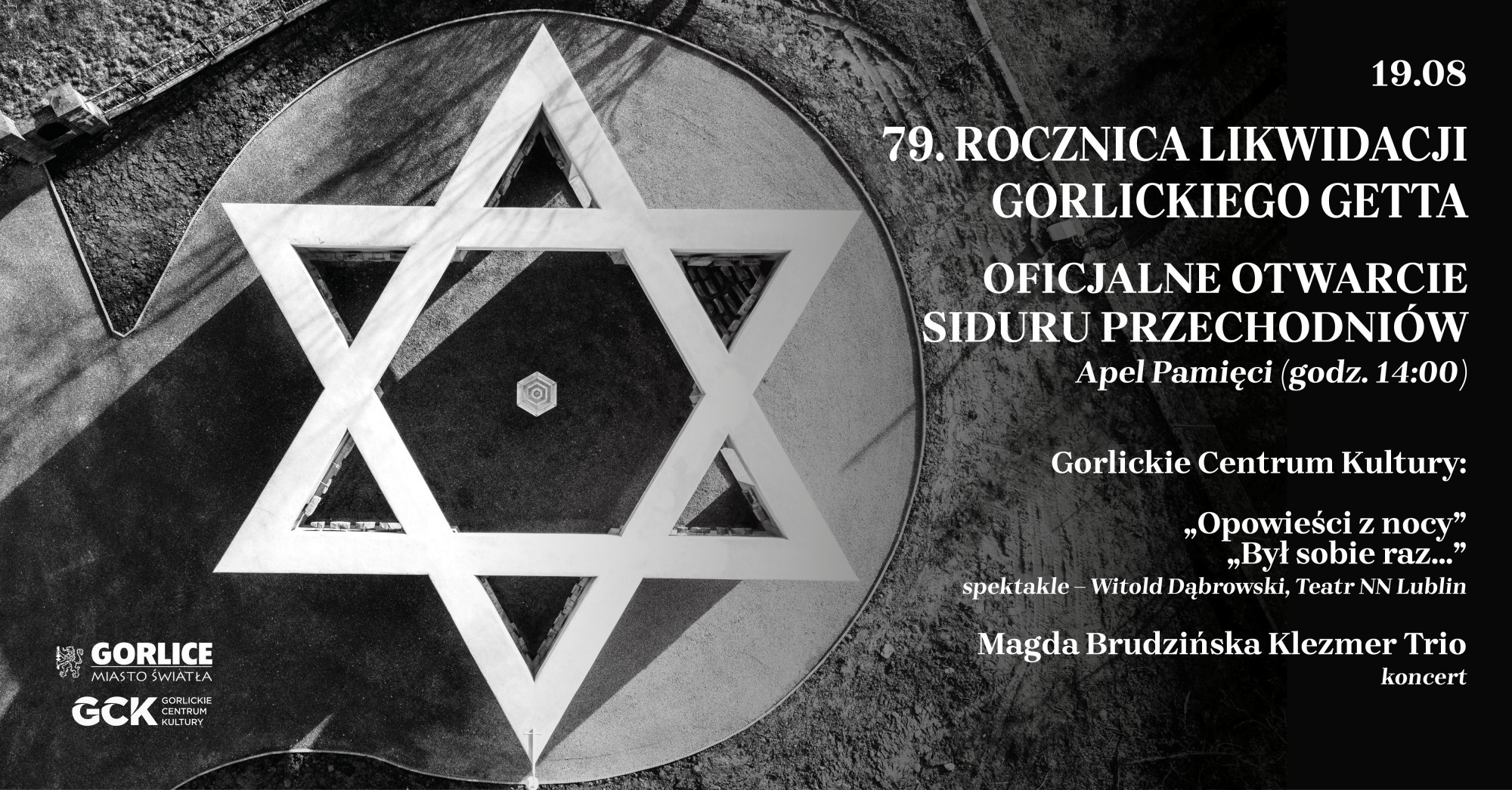79. rocznica likwidacji gorlickiego getta i otwarcie Siduru Przechodniów