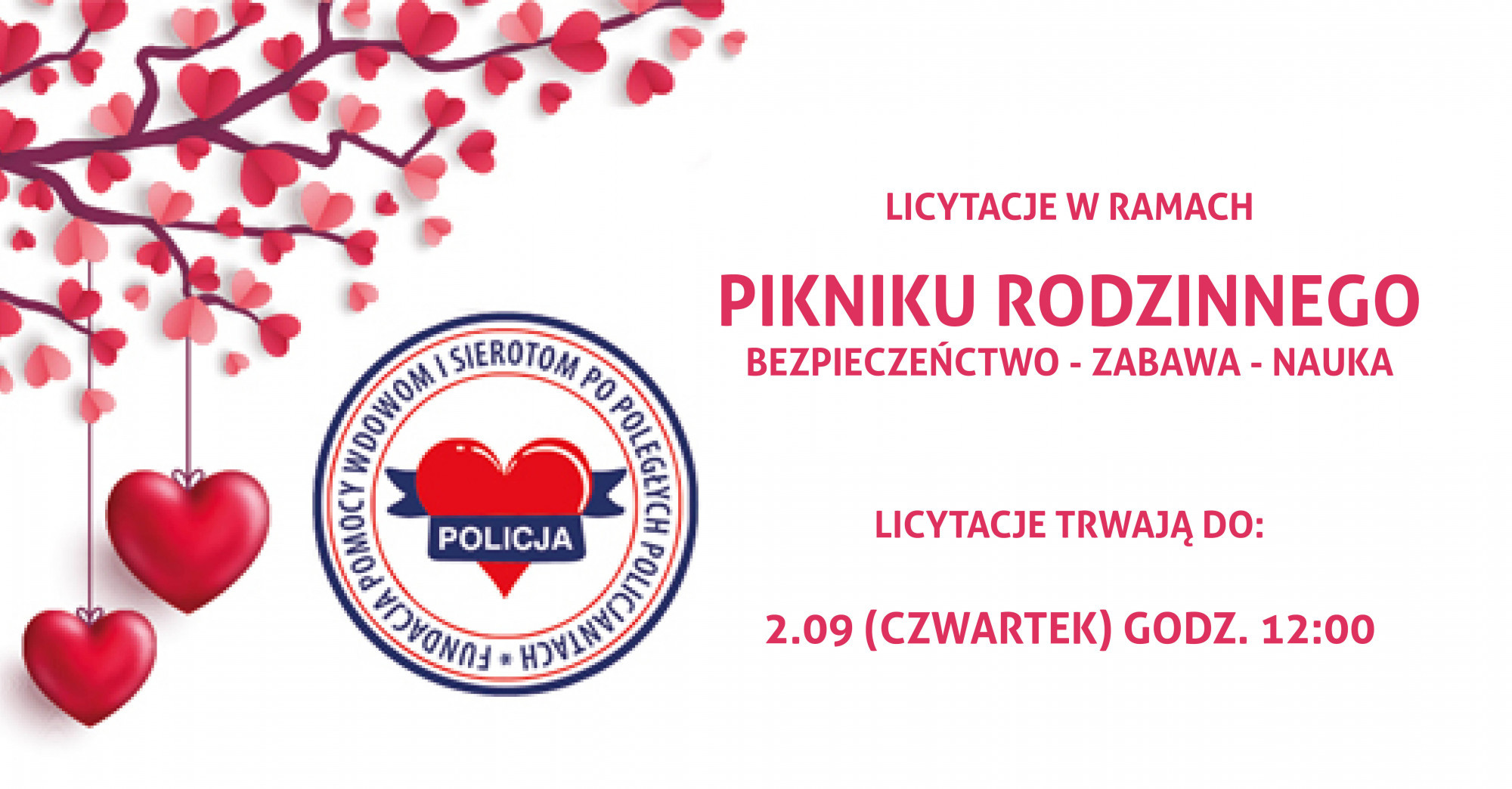 Licytacje charytatywne na rzecz wdów i sierot po poległych policjantach