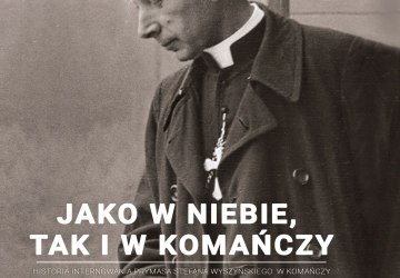 Plakat z wizrunkiem kard. Wyszyńskiego.