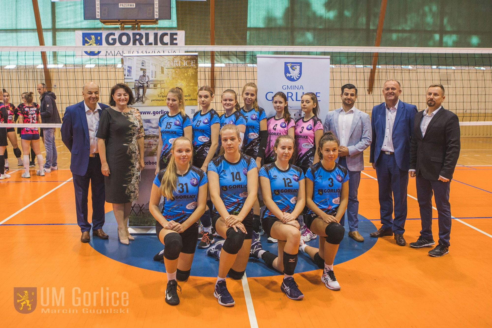Drużyna KS Volley Gorlie.