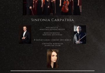 Plakat zapraszający na koncert.