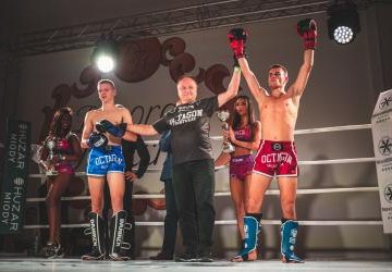 Oskar Cionek wygrywa podczas SouthBattle Fight Night