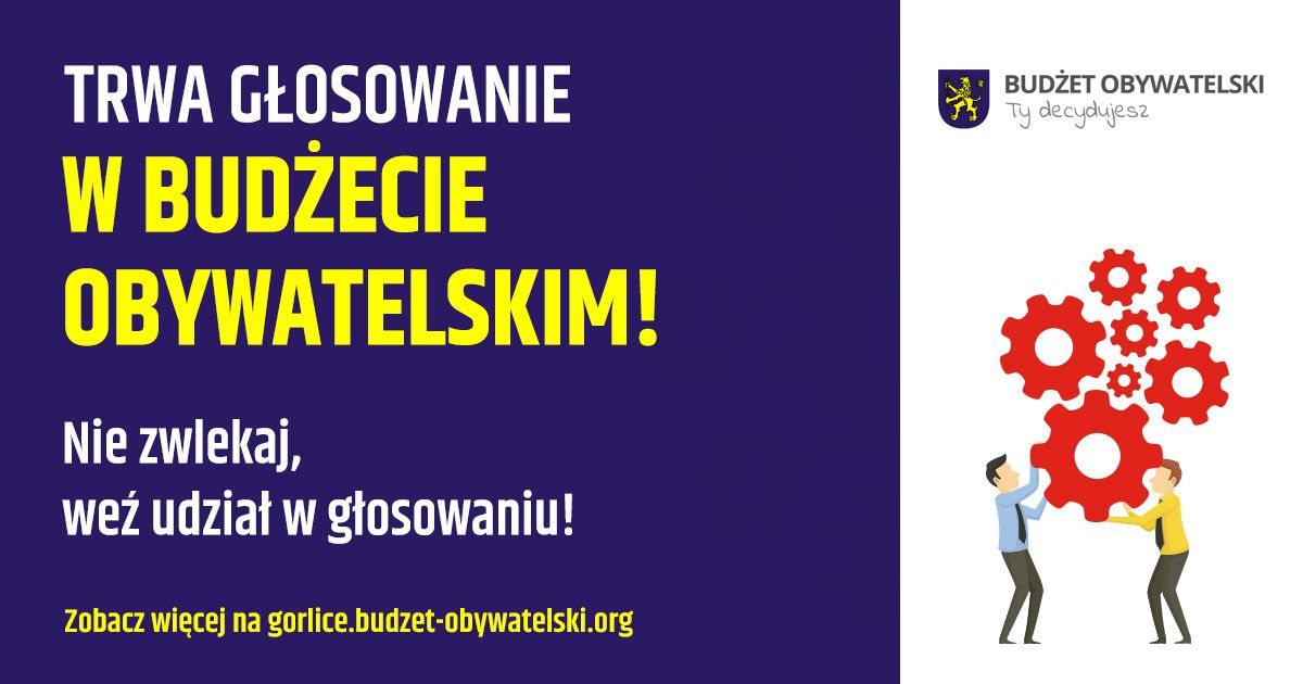 Rusza głosowanie w gorlickim budżecie obywatelskim!