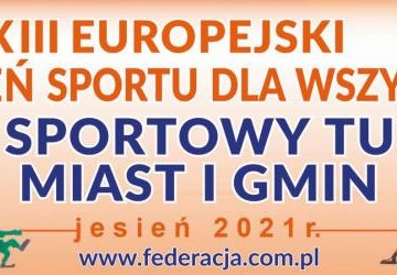 Baner Europejskegoi Tygodnia Sportu dla Wszystkich.