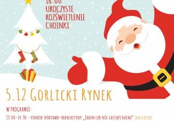 Spotkanie z Mikołajem przeniesione na gorlicki Rynek!