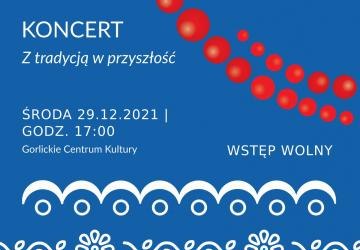 Plakat zapraszający na koncert.