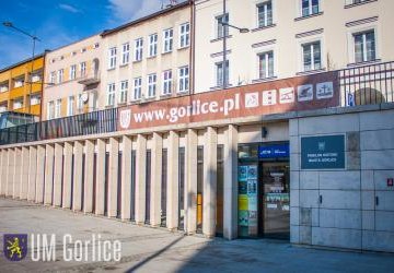 Pawilon Historii Miasta Gorlice - widok na fasadę.