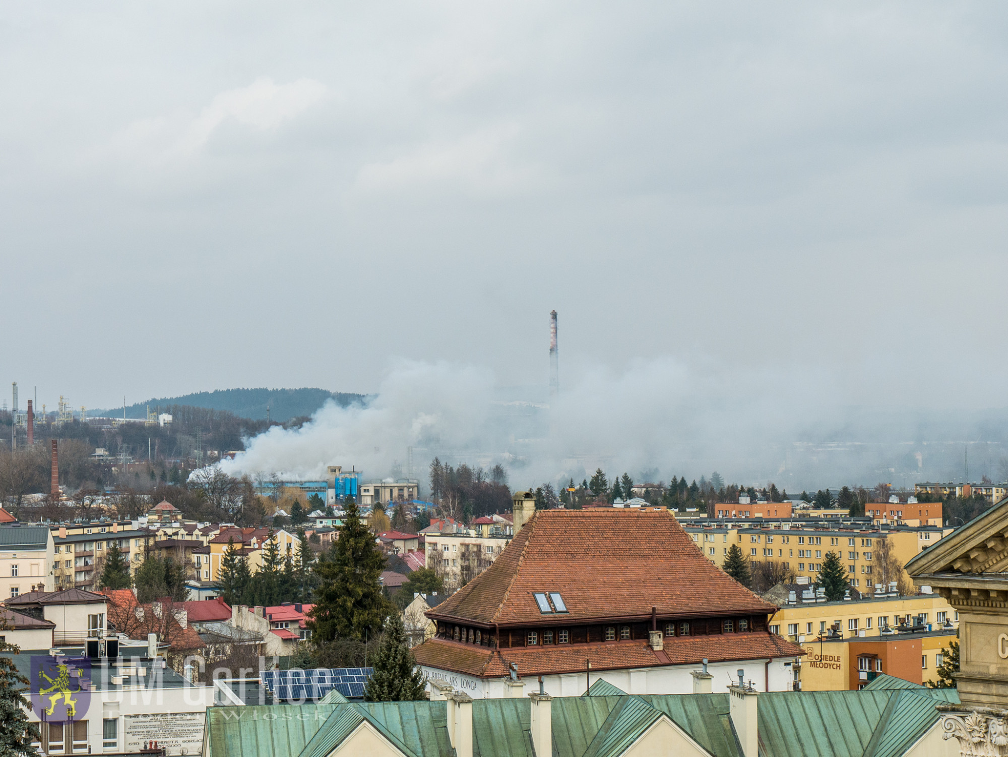 Trwa gaszenie pożaru przy ul. Bieckiej