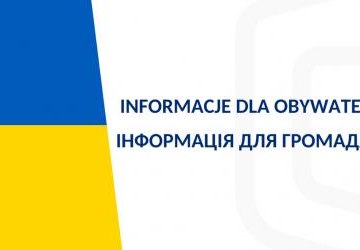 Informacje dla obywateli Ukrainy