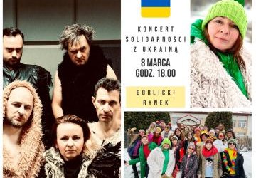 Koncert solidarności z Ukrainą na gorlickim Rynku