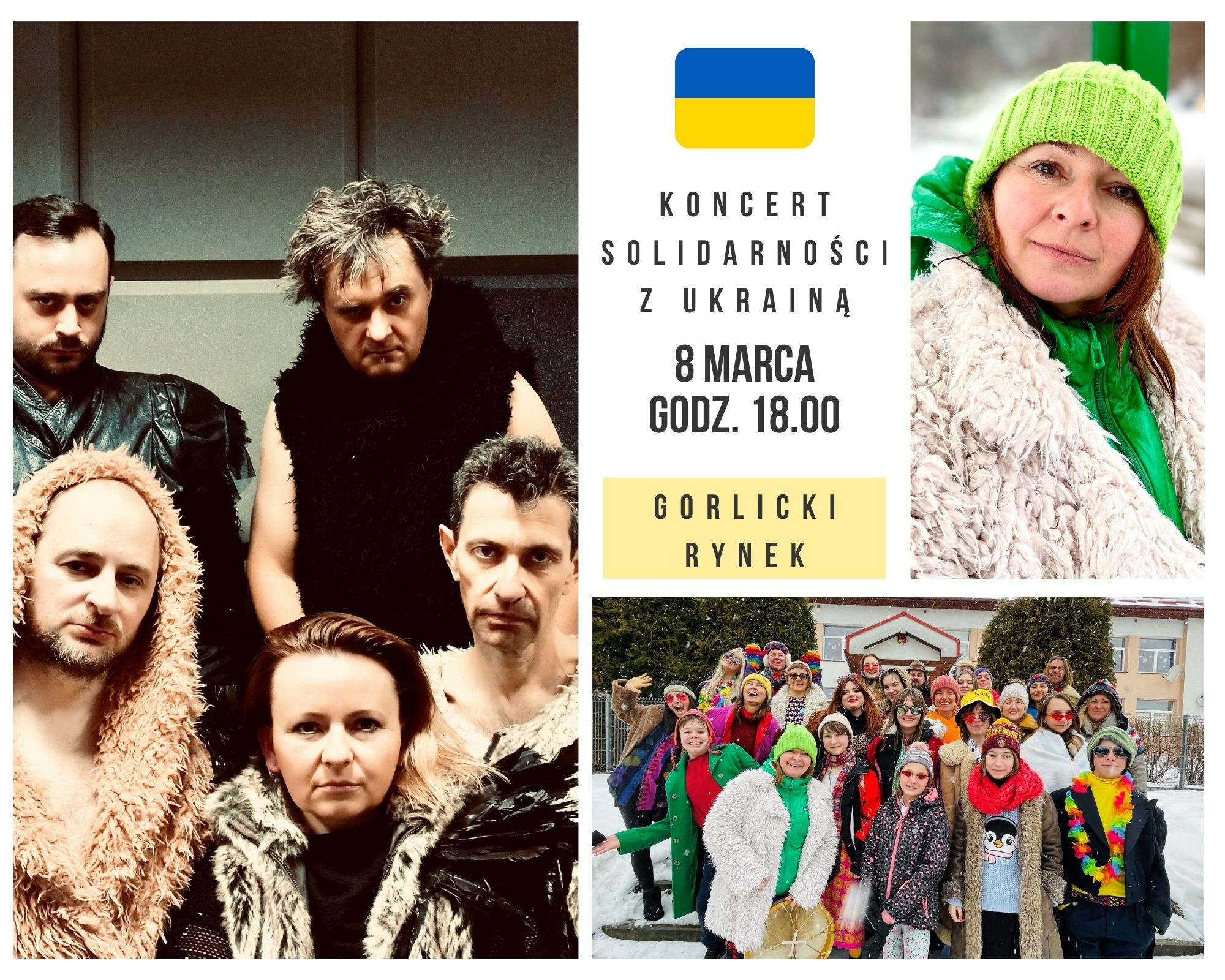 Koncert solidarności z Ukrainą na gorlickim Rynku