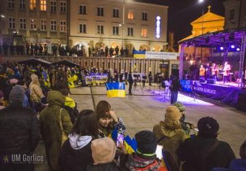 Demonstracja poparcia i koncert solidarności z Ukrainą