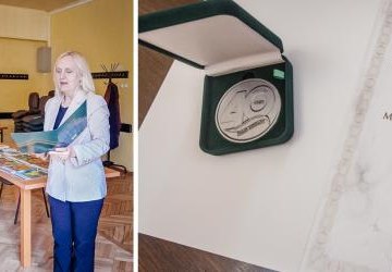 Burmistrz odznaczony medalem Bene Meritus