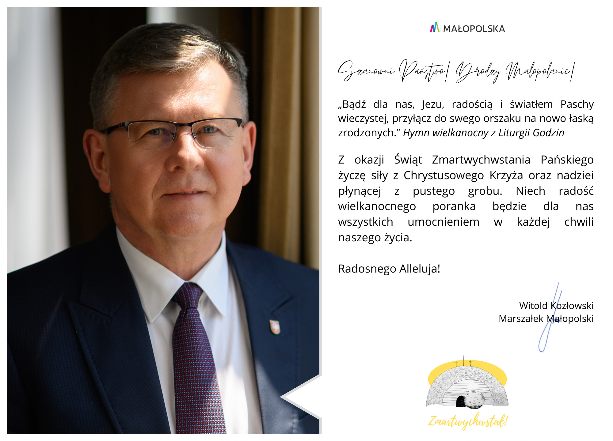 Świąteczne życzenia dla mieszkańców Małopolski