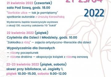 Plakat zapraszający na wydarzenie.