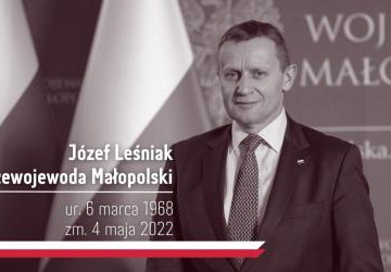 Zmarł I Wicewojewoda Małopolski Józef Leśniak