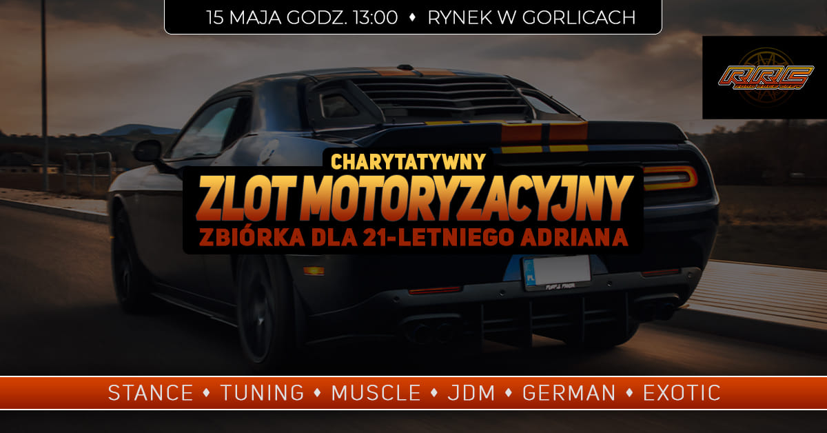 Zlot motoryzacyjny - charytatywnie dla Adriana