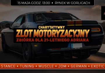 Zlot motoryzacyjny - charytatywnie dla Adriana