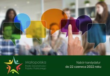Małopolska Rada Działalności Pożytku Publicznego VI kadencji - nabór kandydatur