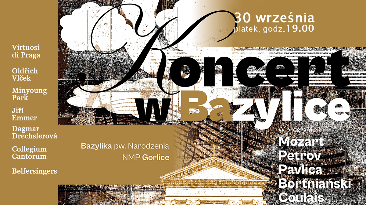 Plakat zapraszający na koncert.