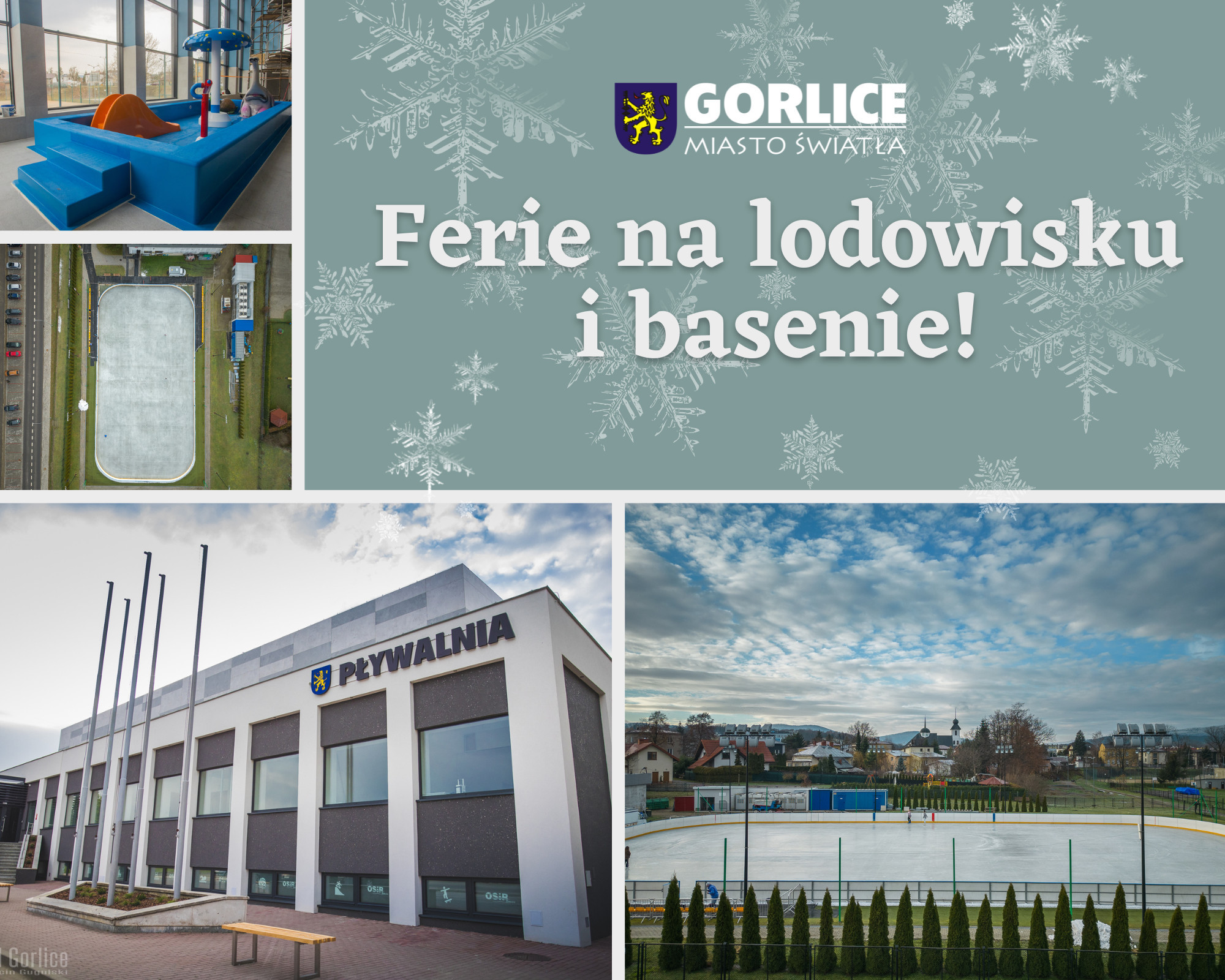 Zniżka na pływalnię i lodowisko dla wszystkich dzieci zamieszkałych na terenie Gorlic!