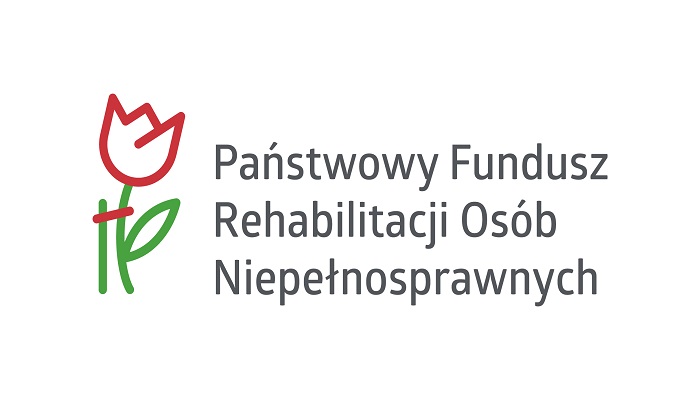 logotyp  Państwowego Funduszu Pomocy Osobom Niepełnosprawnym