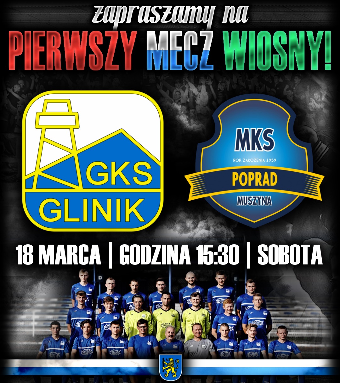 Pierwszy mecz wiosny - Glinik Gorlice - Poprad Muszyna