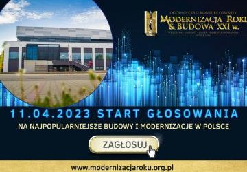 Modernizacja Krytej Pływalni Fala walczy o tytuł „Modernizacji Roku & Budowy XXI w.