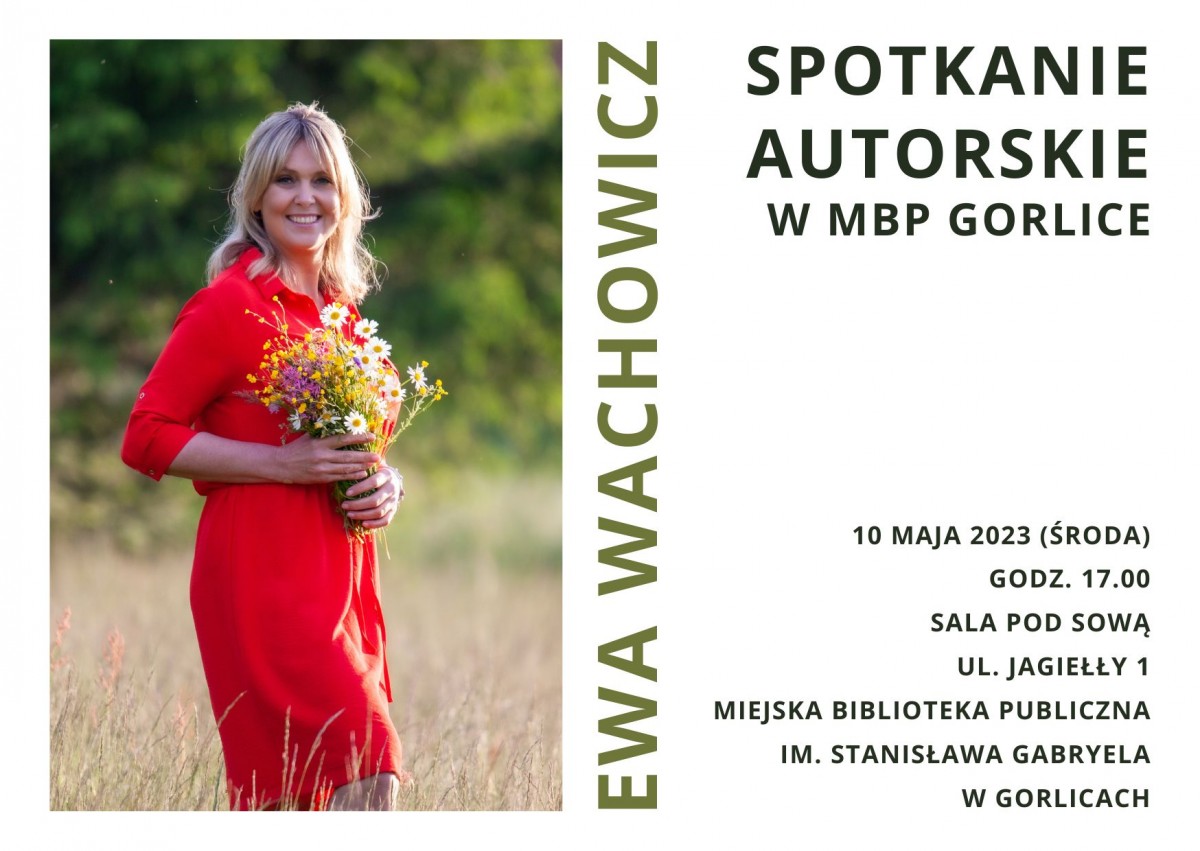 Spotkanie autorskie z Ewą Wachowicz