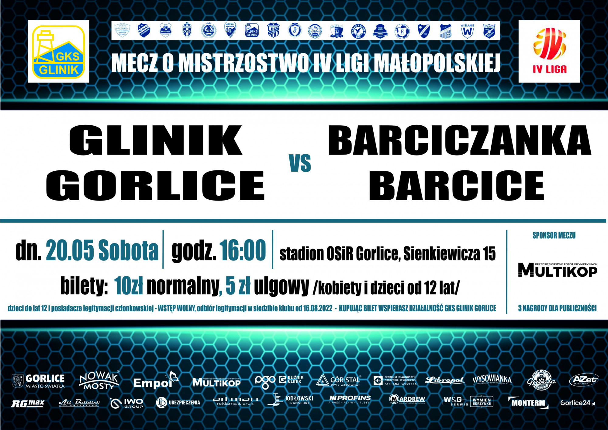 plakat meczu