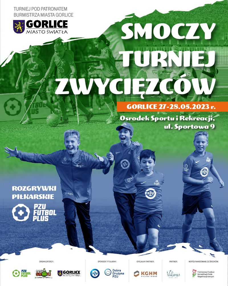 Plakat zapraszający na turniej.