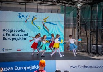 Rozgrzewka z Funduszami Europejskimi na gorlickim Rynku