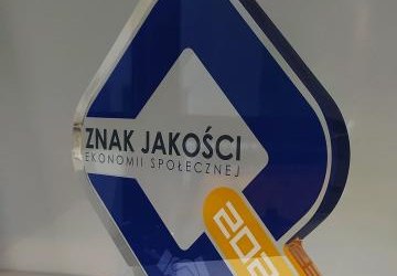 Logotyp znaku jakości ekonomii społecznej.