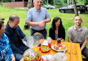 Aleksander Augustyn i Wojciech Zapłata na spotkaniu
